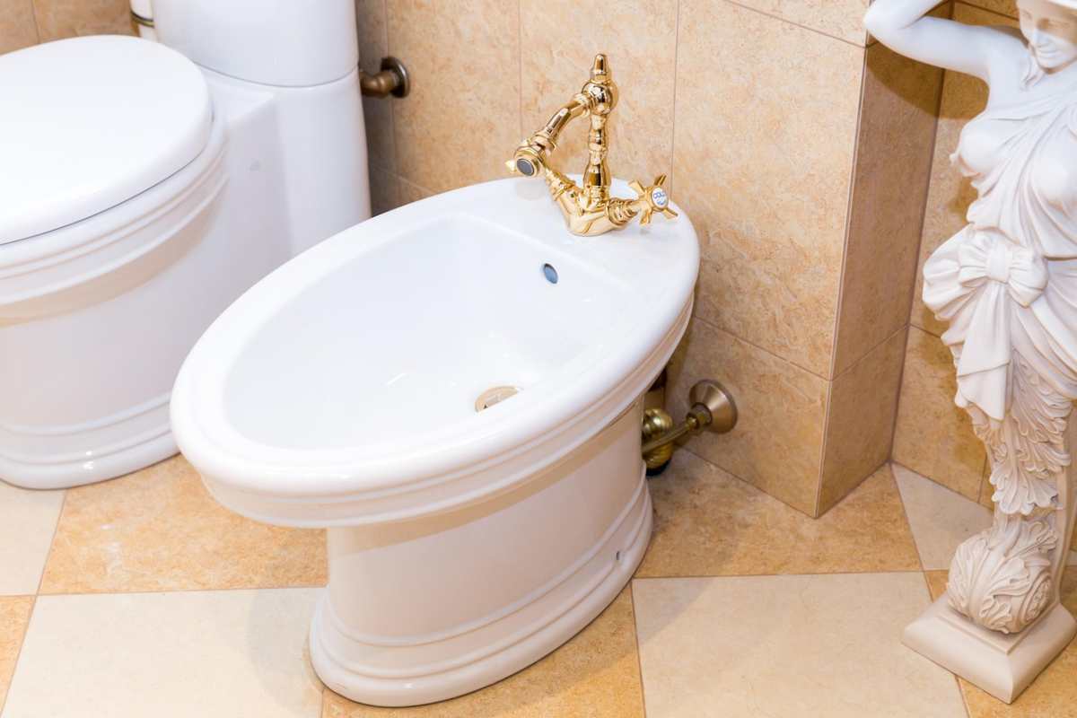 bidet wc statuetta da bagno