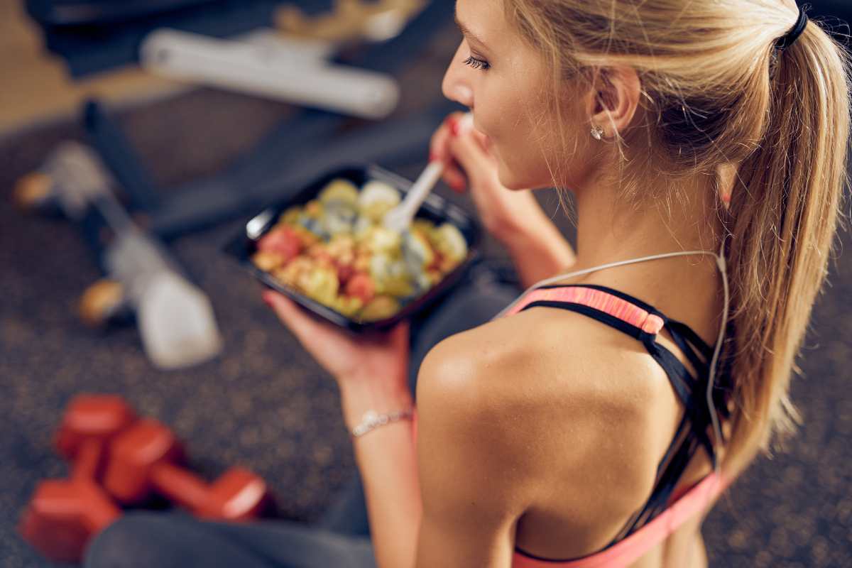 mangiare in palestra